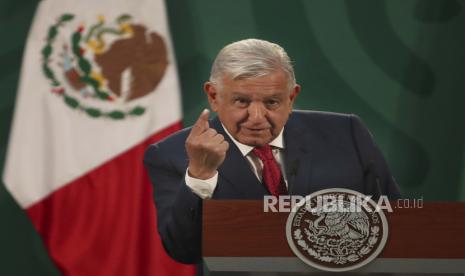 Presiden Meksiko Andrés Manuel López Obrador mendesak Amerika Serikat (AS) untuk meningkatkan investasi di Amerika Tengah demi membantu mengekang migrasi. Ilustrasi.