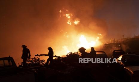 Luas hutan dan lahan terbakar di 2022 sebesar 152.797 hektare.