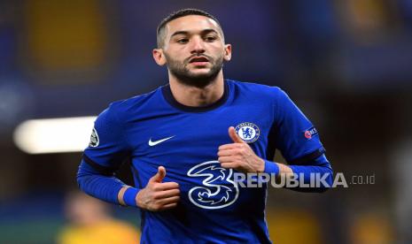 Hakim Ziyech dari Chelsea jadi salah satu incaran AC Milan.