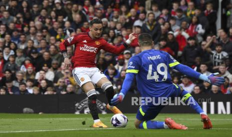 Manchester United Vs Burnley, Sabtu (27/4/2024). 