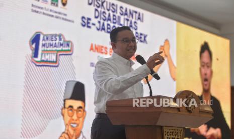 Calon gubernur DKI Jakarta Anies Rasyid Baswedan.