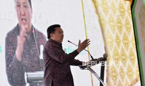 Presiden Direktur PT Adaro Energy Indonesia Tbk Garibaldi Thohir. PT Adaro Energy, Tbk (ADRO) berhasil membukukan kenaikan laba bersih sepanjang kuartal I 2023 sebesar 11 persen menjadi 538 juta dolar AS dari periode sama tahun lalu sebesar 484 juta dolar AS. Kenaikan laba bersih itu salah satunya ditopang oleh volume produksi.