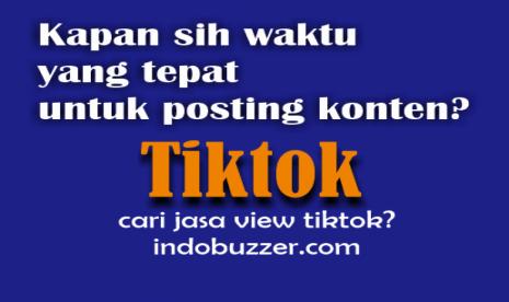 Posting Konten Tiktok