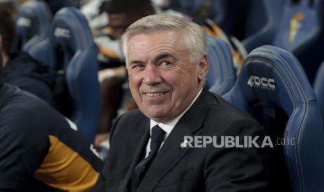 Pelatih Real Madrid, Carlo Ancelotti.