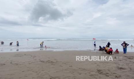 Kondisi di Pantai Barat Pangandaran