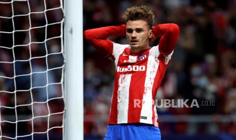  Antoine Griezmann dari Atletico Madrid.