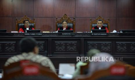 Suasana sidang di Mahkamah Konstitusi.