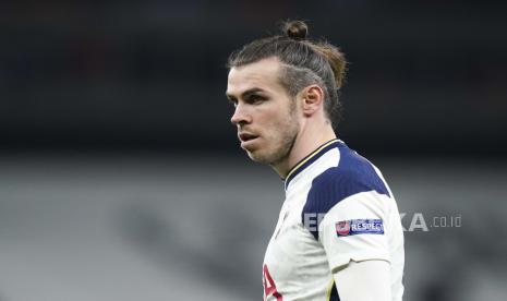 Gelandang Tottenham Hotspur pinjaman dari Real Madrid, Gareth Bale.