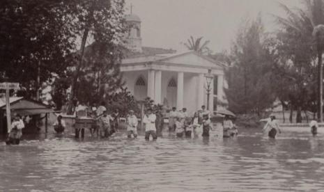 Banjir di Batavia. 