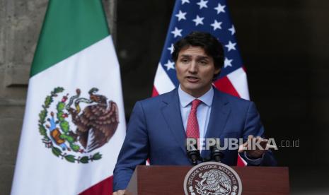  Perdana Menteri Kanada Justin Trudeau. Trudeau turut mengenang korban penembakan di Masjid Quebec yang terjadi enam tahun lalu.