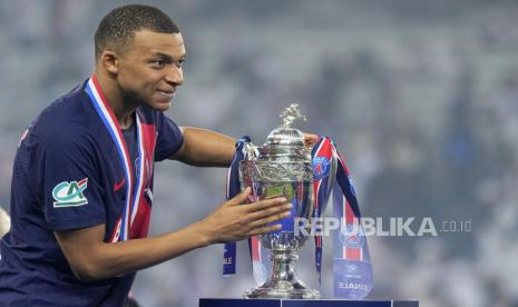 Penyerang PSG Kylian Mbappe.