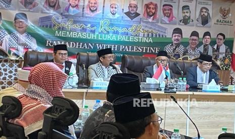 MUI dan BAZNAS Menggelar Safari Ramadhan 2024 di 60 Masjid seluruh Indonesia. Jakarta, Ahad (10/3/2024). 