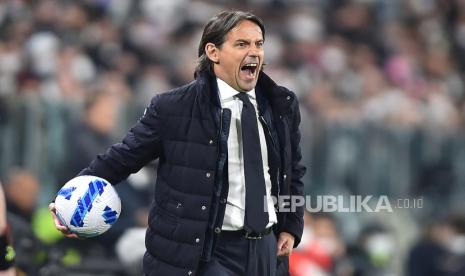 Pelatih Inter Milan, Simone Inzaghi.