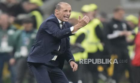 Pelatih Juventus, Massimiliano Allegri.