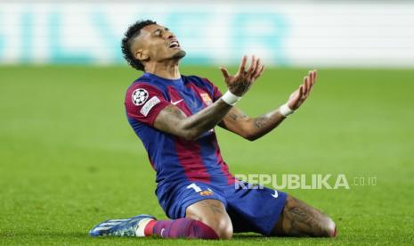 Gelandang serang FC Barcelona Raphinha