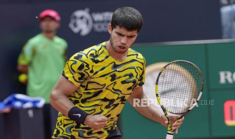 Pemain putra asal Spanyol, Carlos Alcaraz .