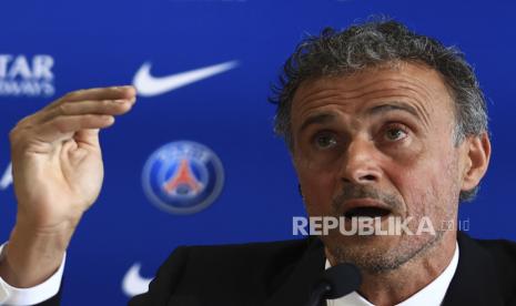 Pelatih PSG Luis Enrique 