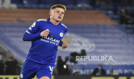 Harvey Barnes dari Leicester City.