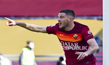 Pemain Roma Jordan Veretout.