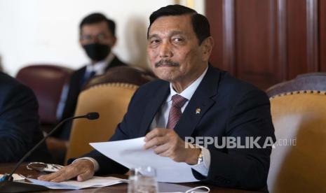 Menteri Koordinator Bidang Kemaritiman dan Investasi (Menko Marves), Luhut Binsar Pandjaitan.