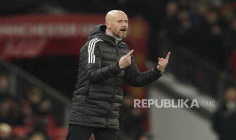 Pelatih Manchester United Erik ten Hag