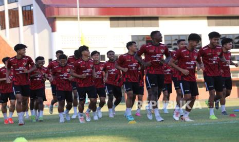 Latihan timnas Indonesia U-19 (ilustrasi).