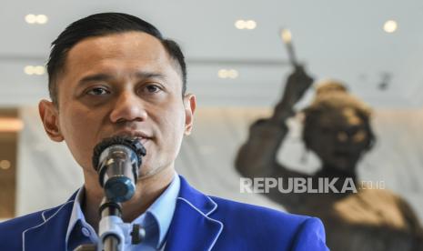 Ketua Umum Partai Demokrat Agus Harimurti Yudhoyono. Partai Demokrat hari ini mendaftar ke KPU menjadi peserta Pemilu 2024. (ilustrasi)