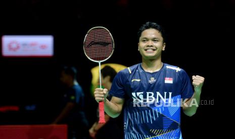 Anthony Sinisuka Ginting ke final Indonesia Open 2023 untuk melawan Viktor Axelsen.