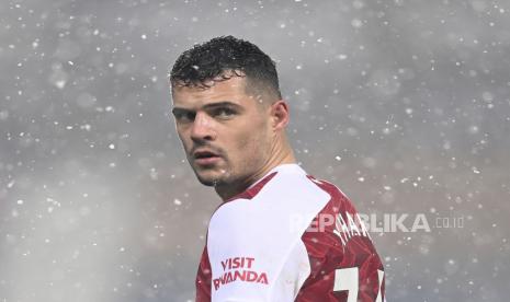 Granit Xhaka dari Arsenal.