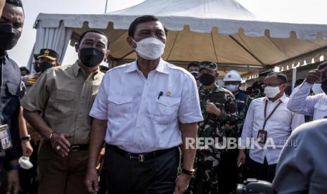 Menteri Koordinator Bidang Kemaritiman dan Investasi (Menko Marves), Luhut Binsar Pandjaitan.