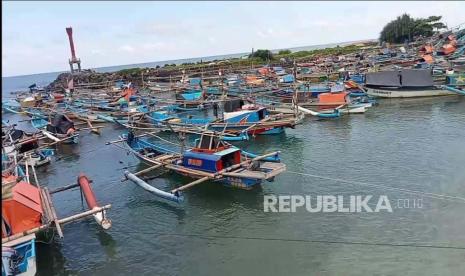 Ilustrasi perahu nelayan di Aceh Besar.