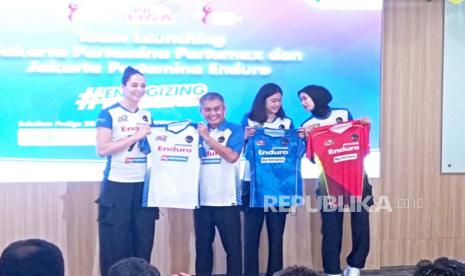 Launching Tim Voli Pertamina yang bersiap mengikuti Proliga 2024. 