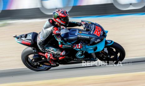 Pembalap MotoGP Prancis Fabio Quartararo dari tim Petronas Yamaha SRT siap mengulangi kesuksesan di Sirkuit Jerez saat tampil di GP Andalusia, Ahad (26/7) malam WIB..