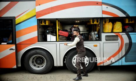 Bus mudik, ilustrasi Wakil Gubernur DKI Jakarta, Ahmad Riza Patria membuka kemungkinan penambahan kuota mudik gratis dari Pemprov DKI 2022 ini. 