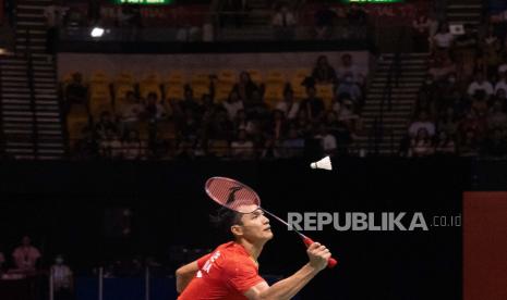 Pebulu tangkis tunggal putra Indonesia, Jonatan Christie alias Jojo.