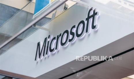 Toko Microsoft di New York, New York, AS, 11 Juli 2023. Seorang hakim federal memutuskan bahwa Microsoft diizinkan untuk melanjutkan akuisisi perusahaan video game Activision.