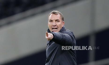 Pelatih Leicester City, Brendan Rodgers.