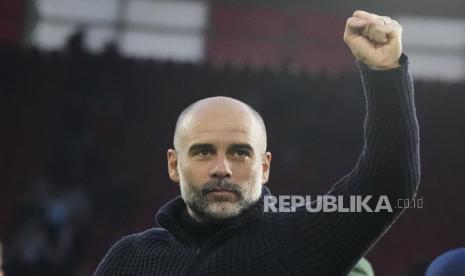 Pelatih kepala Manchester City Pep Guardiola 