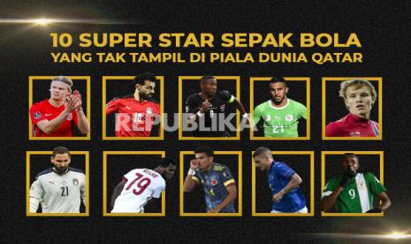 10 super star sepak bola yang tak tampil di Piala Dunia Qatar