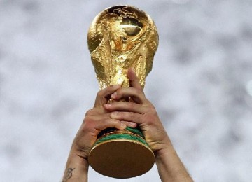 World Cup's trophy.