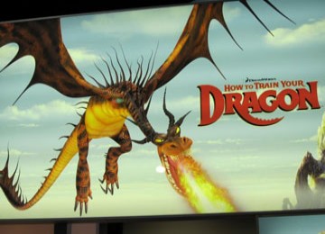 Salah satu adegan dalam film How To Train Your Dragon produksi Dreamworks.