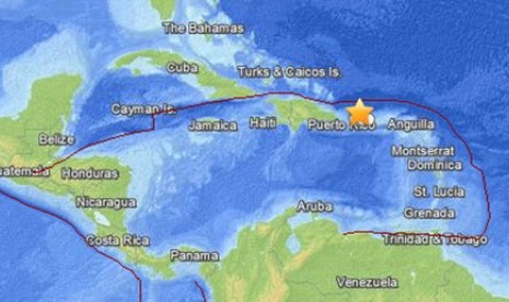 Gempa di Puerto Rico