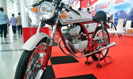  Motor Honda Dream CB50.    (foto : Wisnu Aji Prasetyo)