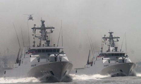 Indonesian Navy's ships (illustration)