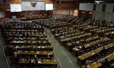 A plenary session at parliament building in Senayan, Jakarta (illustration)