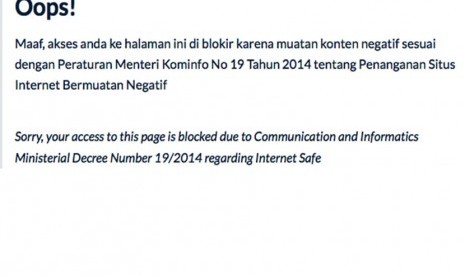 Situs diblokir.  