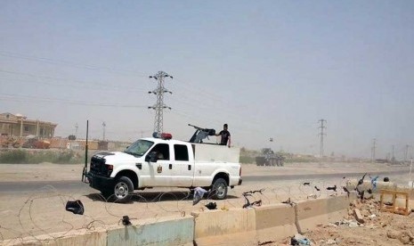 Suasana dekat kota Ramadi Irak.