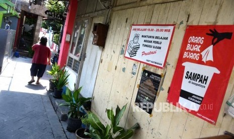 Kampung Ramah Anak. Sudut kampung Ratmakan, Ngupasan, Yogyakarta, Jumat (4/10/2019).