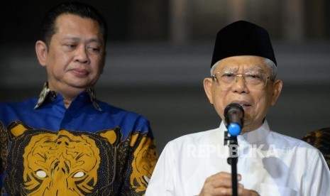 Wapres terpilih Pemilu 2019-2014 KH Maruf Amin 