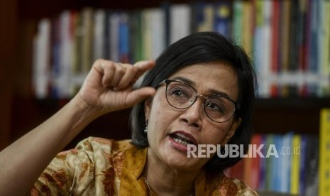 Menteri Keuangan Sri Mulyani. Pemerintah menargetkan pertumbuhan ekonomi 2023 sebesar 5,3 persen sampai 5,9 persen. 